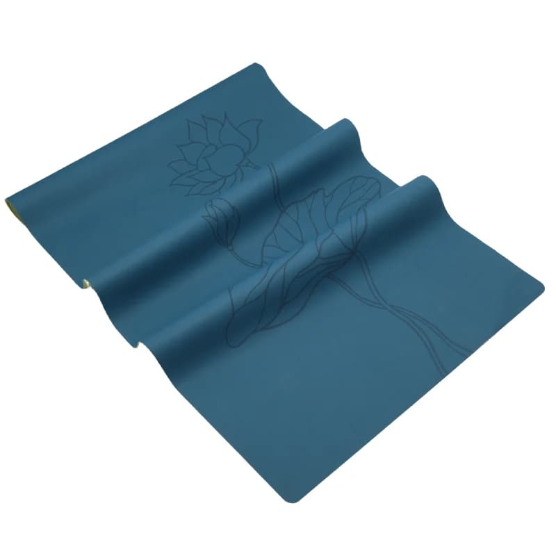Tappetino yoga pieghevole fitness in gomma naturale PU progettato professionale