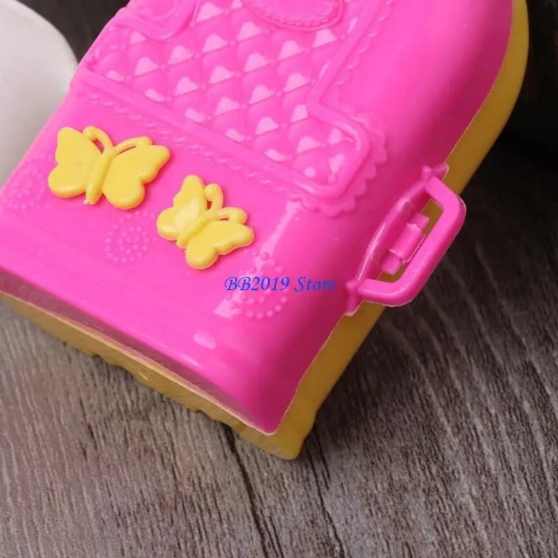 Q0kb Girl Dolls Ball'assenza bagagli per viaggi per casi rinati per oggetti scena della bambola Ruolo per giocare a per A