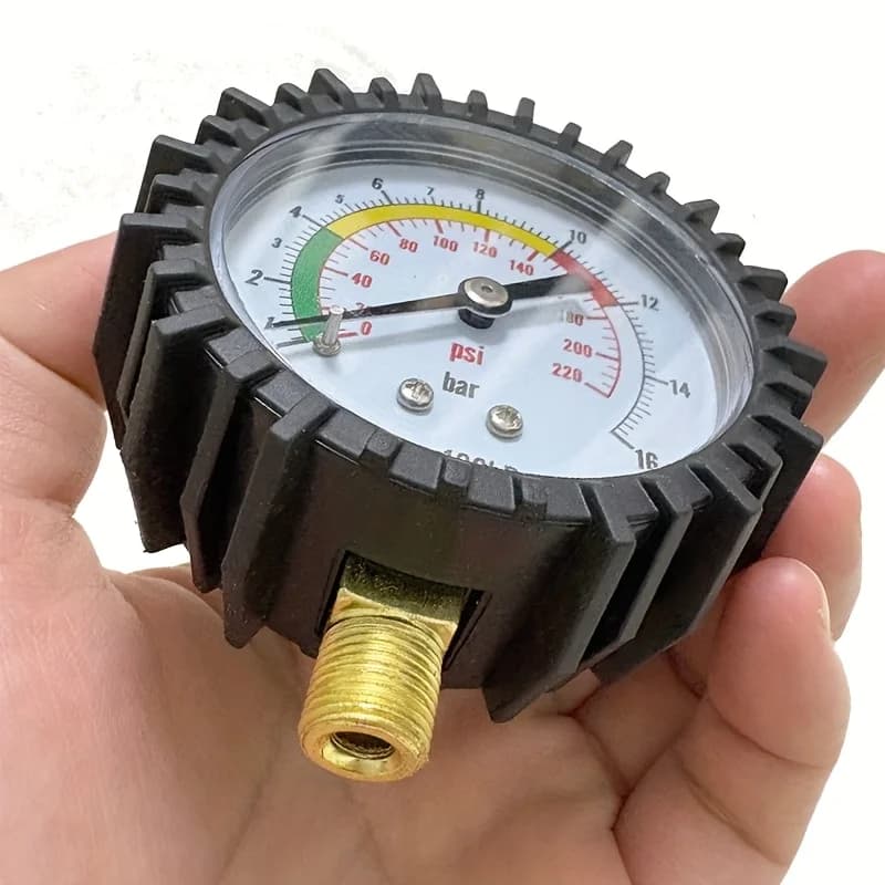 Manometro digitale per pneumatici, pistola gonfiagomme con display LCD, tester automatico della pressione dei pneumatici per auto e moto