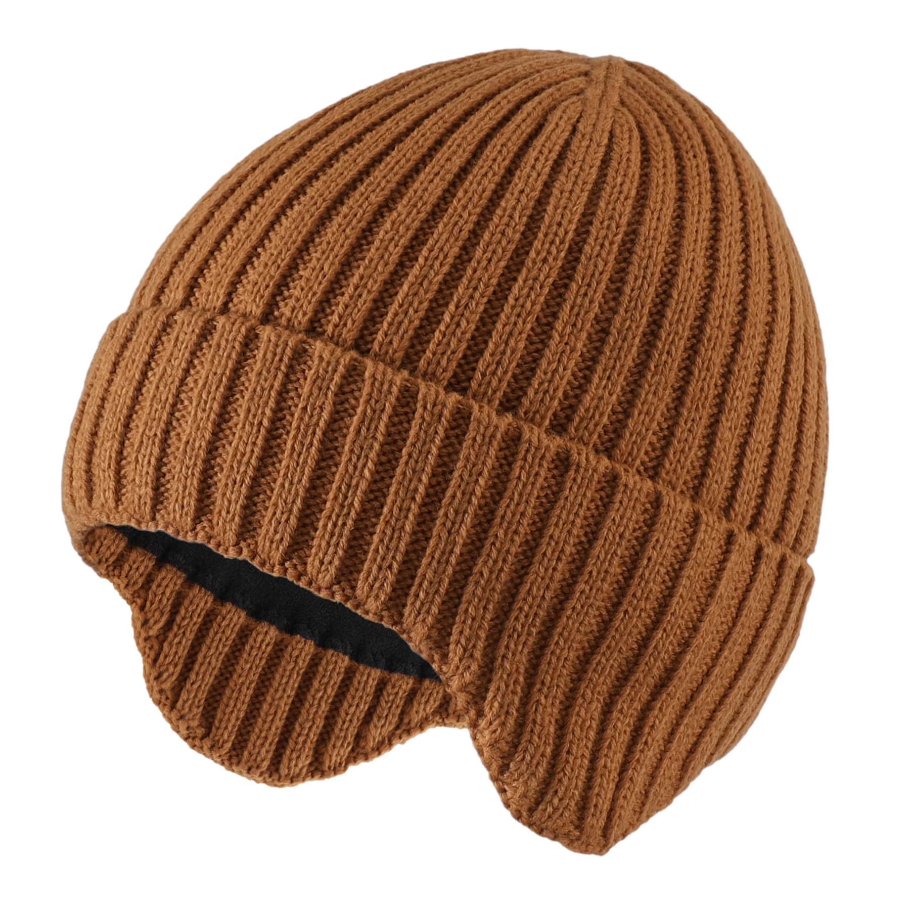 Connectyle Cappelli invernali per neonati, bambini e bambine, berretto con paraorecchie, berretto in maglia spessa foderato in pile per il clima freddo