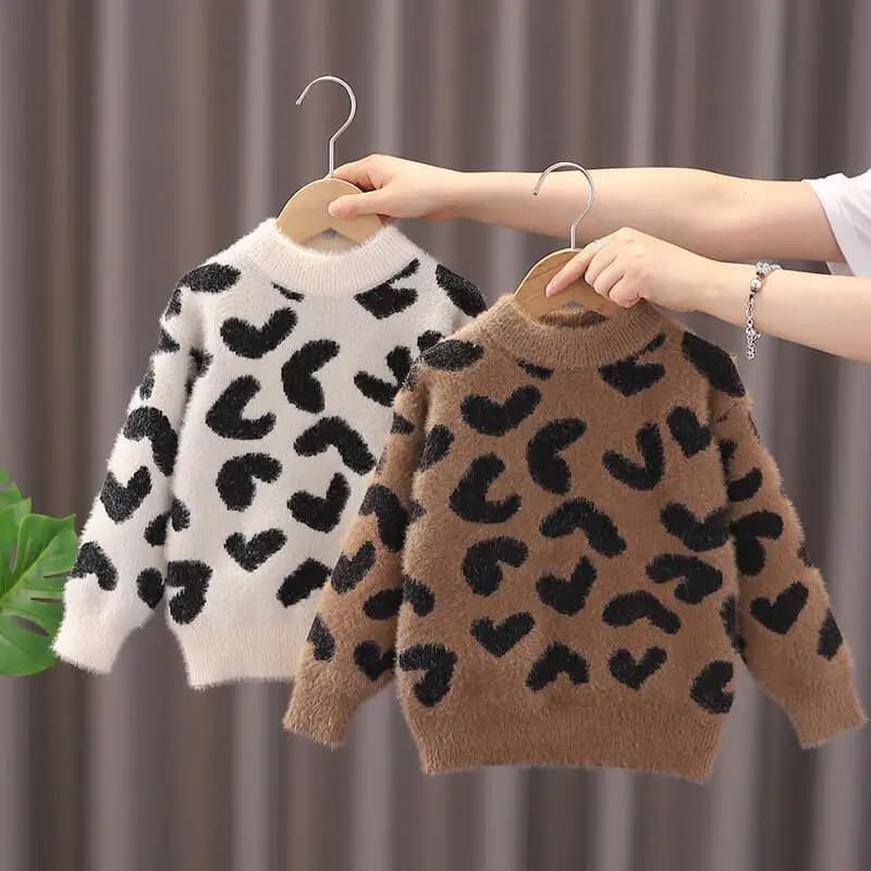 Moda Abbigliamento per bambini Nuovo maglione autunno inverno Pullover lavorato a maglia Maglione base Cartoon Teddy Bear Maglione per ragazze da ragazzo Top