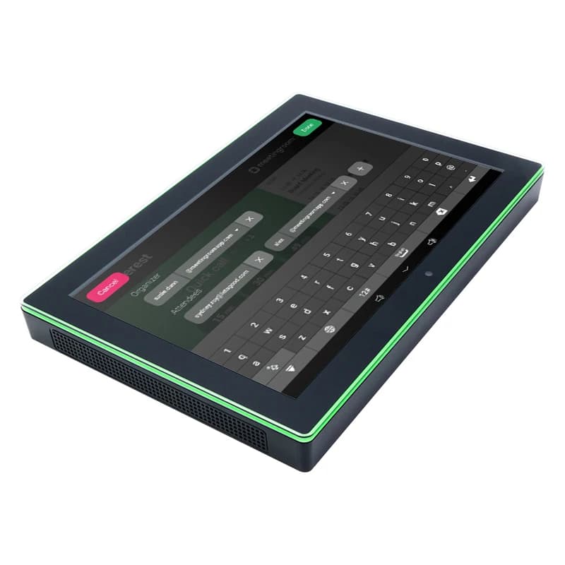 2023 Tablet RJ45 con pannello touch Android 11 economico da 10 pollici RK3566 2+16G con luci a LED