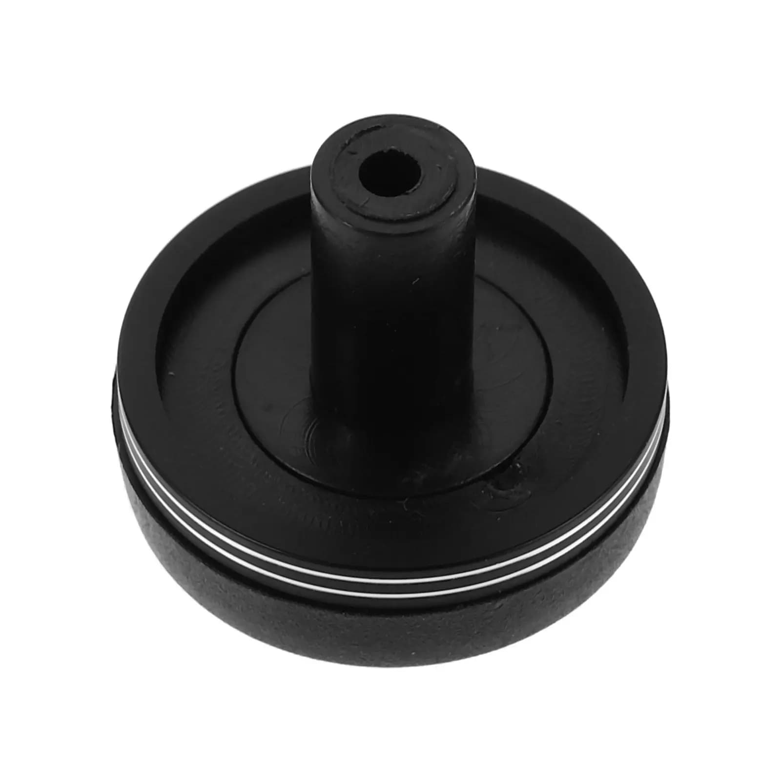 Fishing Rod Butt Cushion Aluminum Alloy Rod Butt Cap for Outdoor Fishing Tackle Baitcasting Lure Rods 8Mm Black End