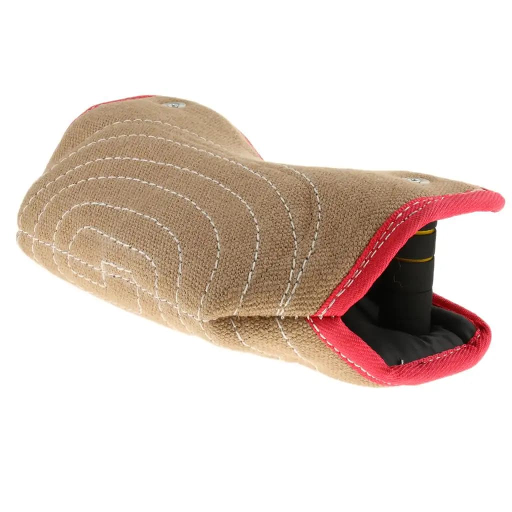 Dog Bite Sleeve Jute Durable Protection Dog Training Sleeve Arm Guard Bite Suit Accessory for Sport Work