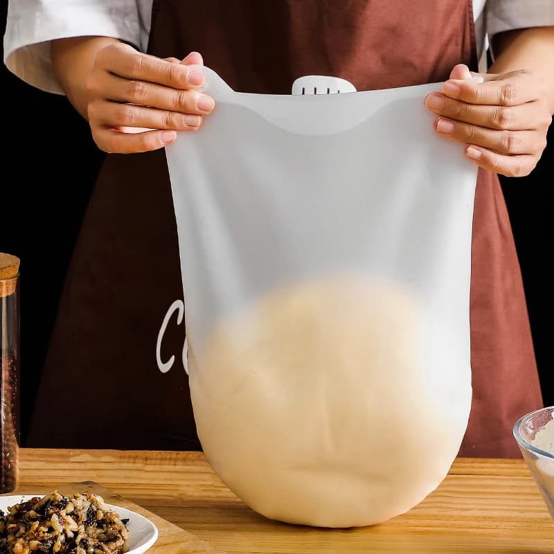 Silicone Bag for Kneading, Cooking Mixer, Versatile Tool for Bread, Pastry, Pizza and Cooking