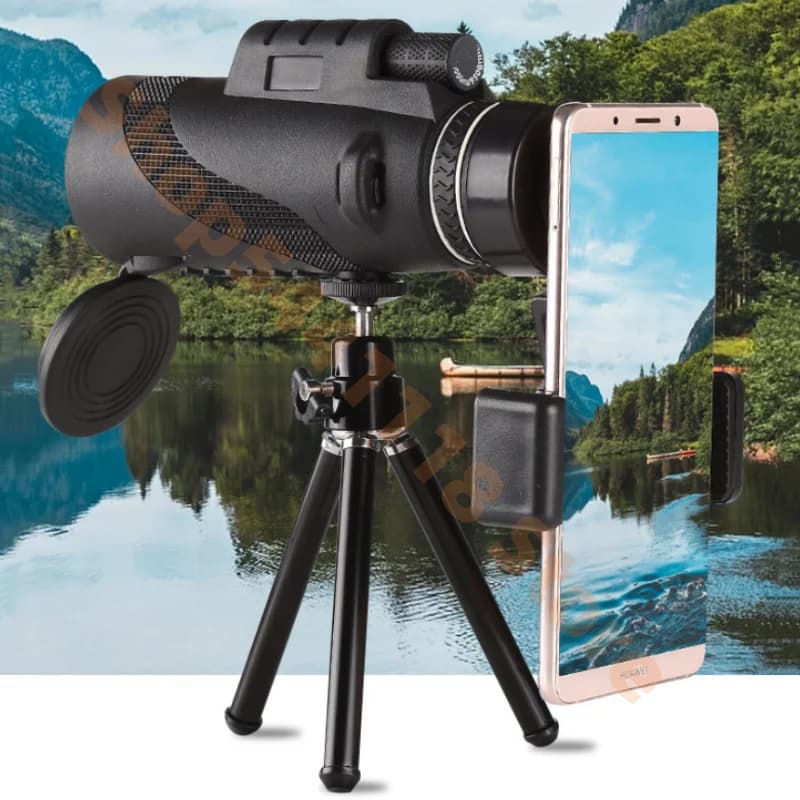 Zoom Portable HD 5000M Long Distance Folding Telescope Mini Powerful Telescope For Hunting Sports Traveling Outdoor Camping