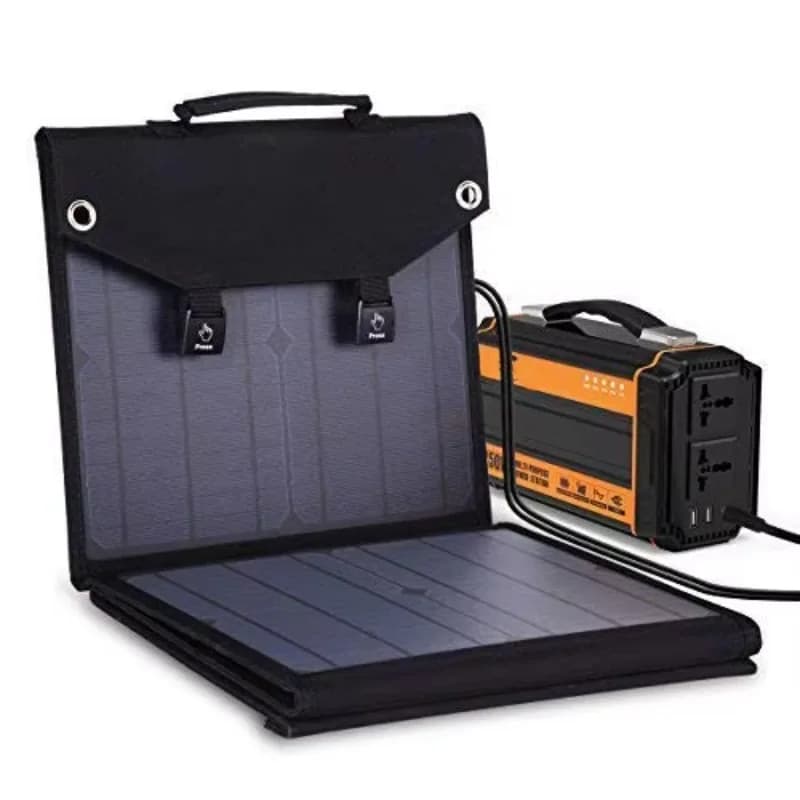 Pannello Solare Portatile Pieghevole, Materiale in Silicio ad Alta Efficienza, Opzioni Multi-Watt per Ricarica Energetica in Campeggio all'Aperto