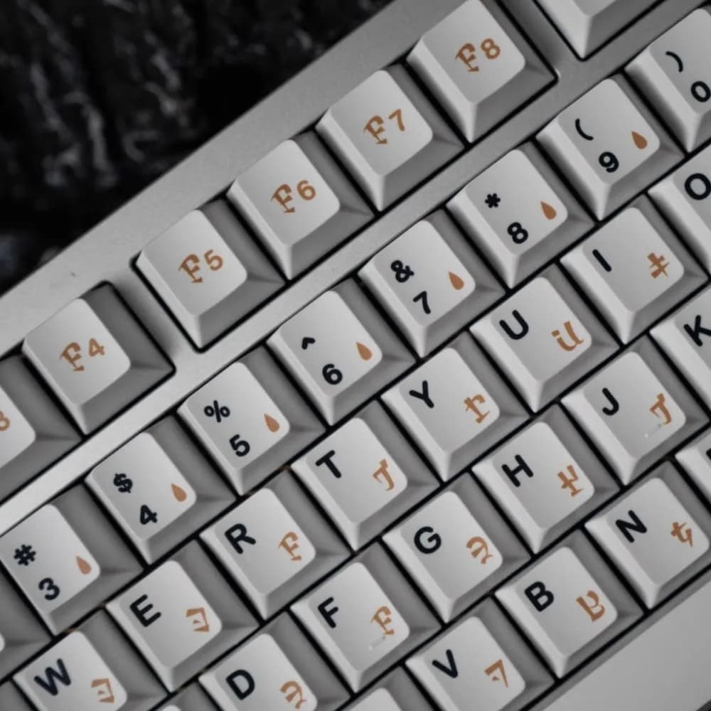 143 tasti GMK Bianco Nero Keycap Tastiera meccanica PBT Imposta Cherry Profilo ISO Enter Tintura Sublimazione Copritasti per Interruttori Mx