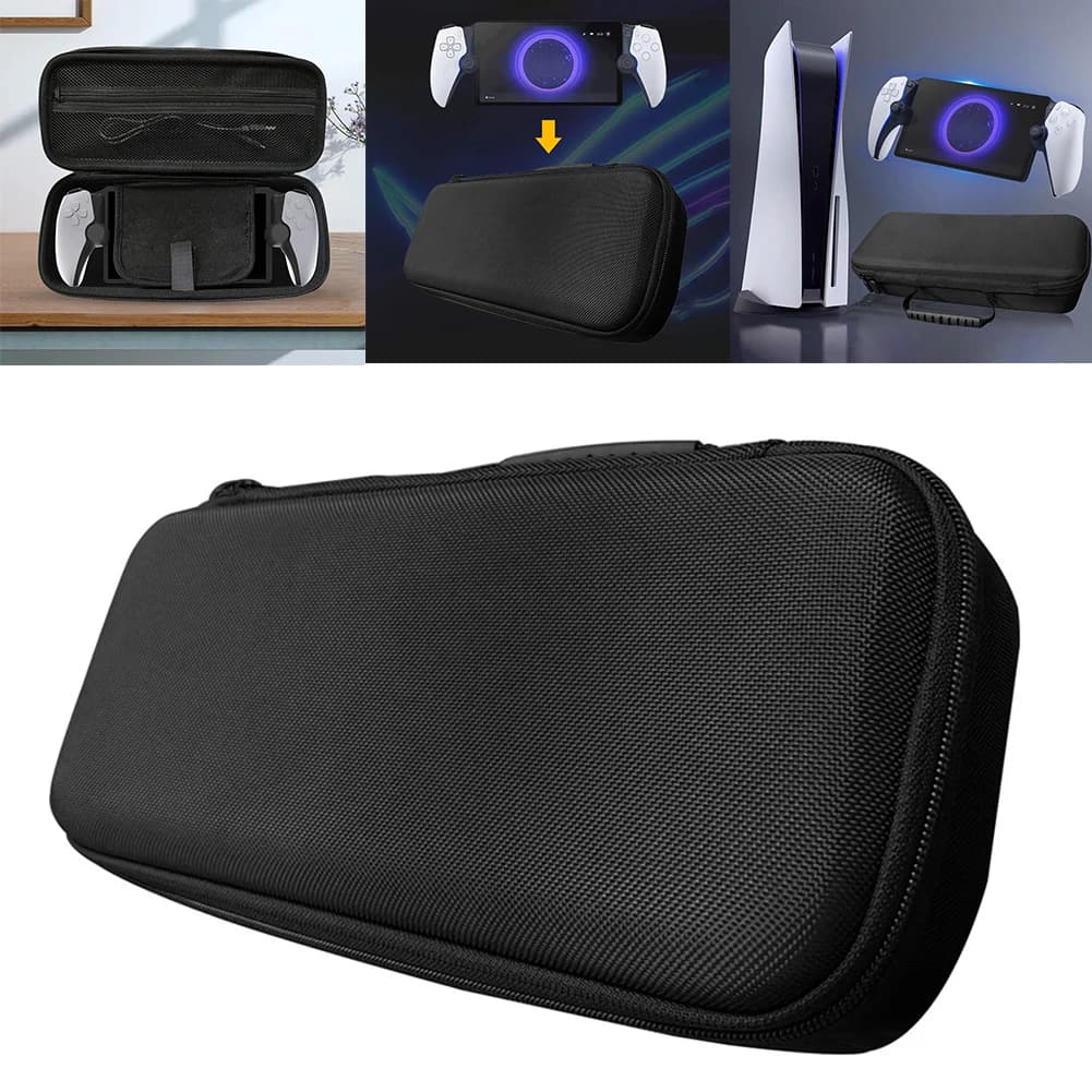 Custodia portatile EVA per portale PS5 Custodia protettiva antiurto Custodia da viaggio antigoccia con tasca in rete Accessori da gioco