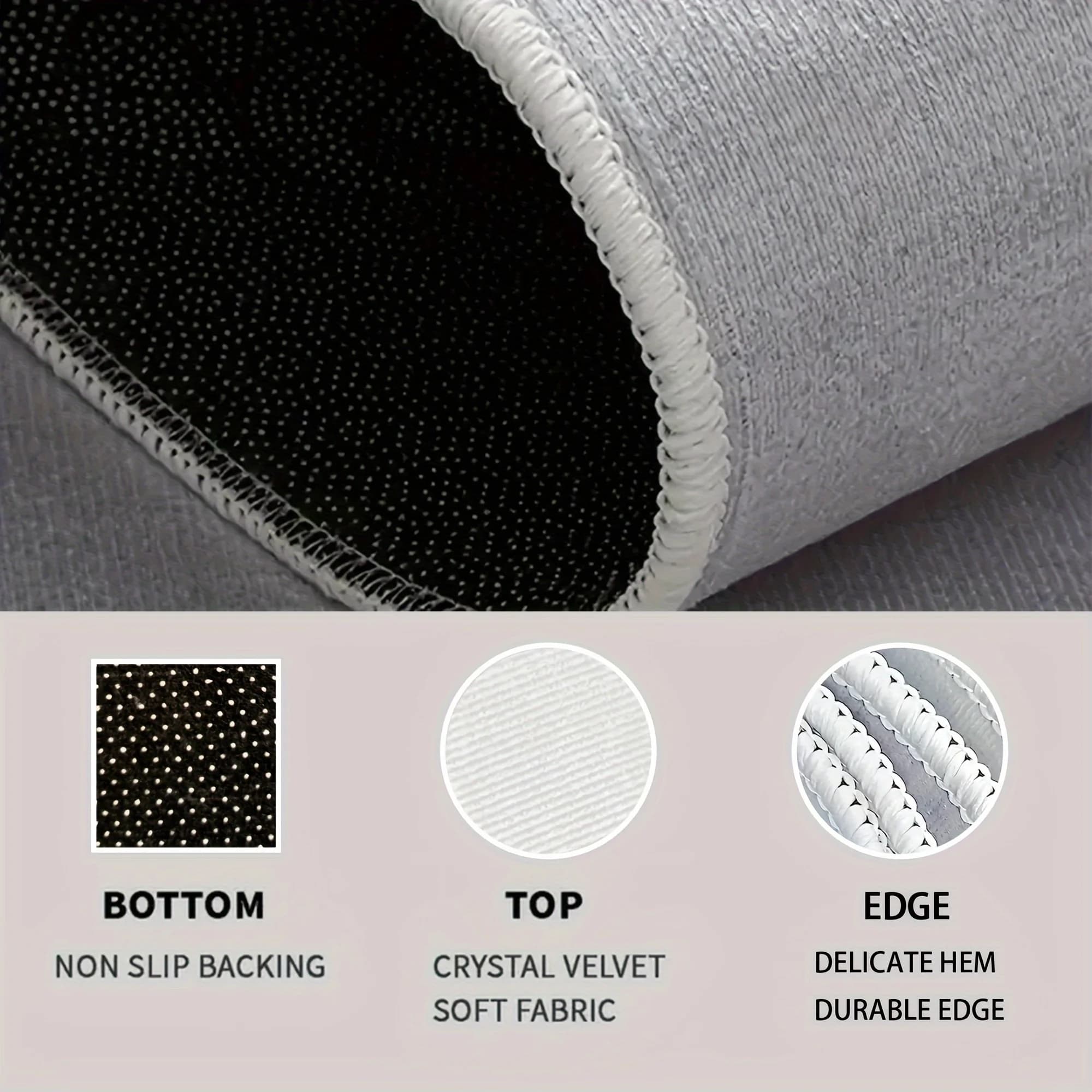 Floral Doormat Kitchen Mat Floor Mat Non-Slip Area Rug Indoor Outdoor Mat Bedroom Decor Mat Entrance Rug Spring Summer