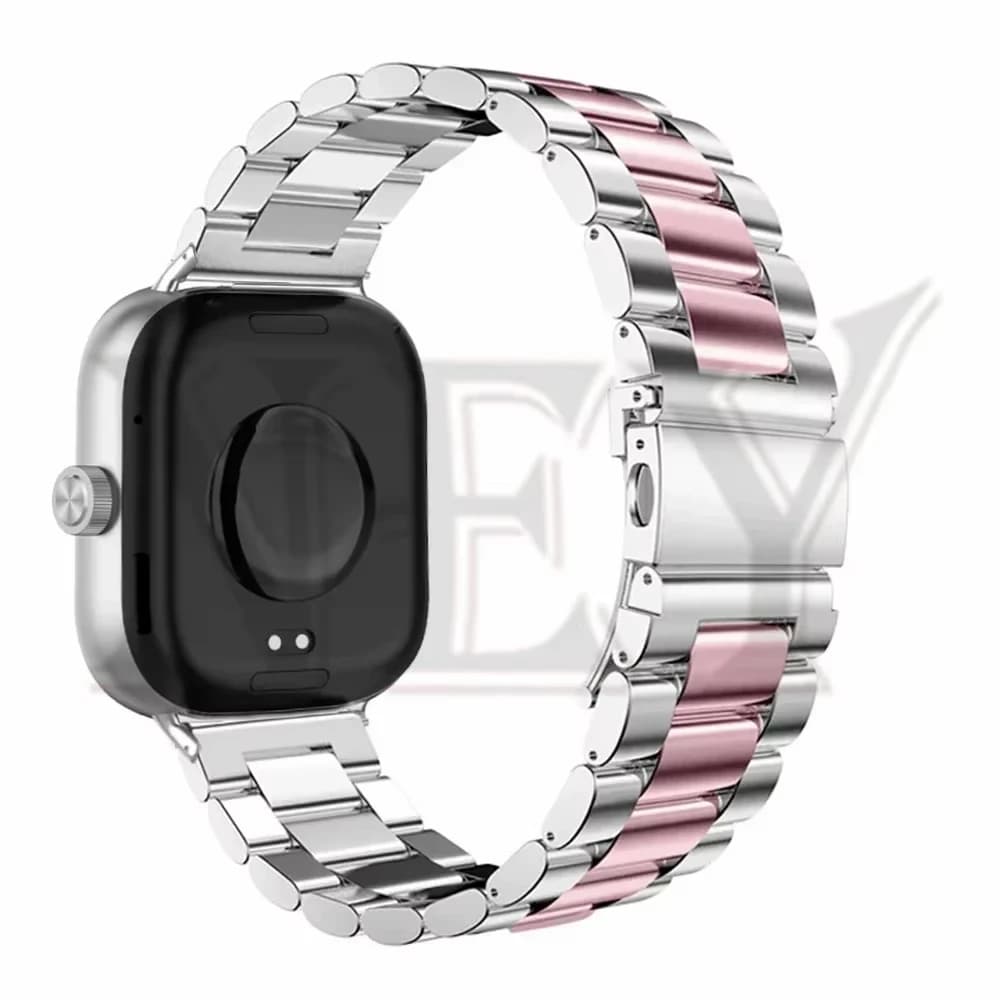 Cinturini in acciaio inossidabile per Redmi watch 4 cinturino SmartWatch cinturino in metallo braccialetto a maglie correa per xiaomi mi band 8 pro band
