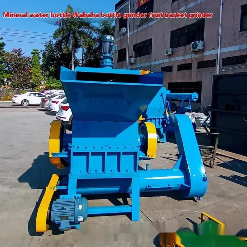 Macchina modello 60 80 100 per bottiglie di scarto, potente frantoio in plastica per cestini di frutta