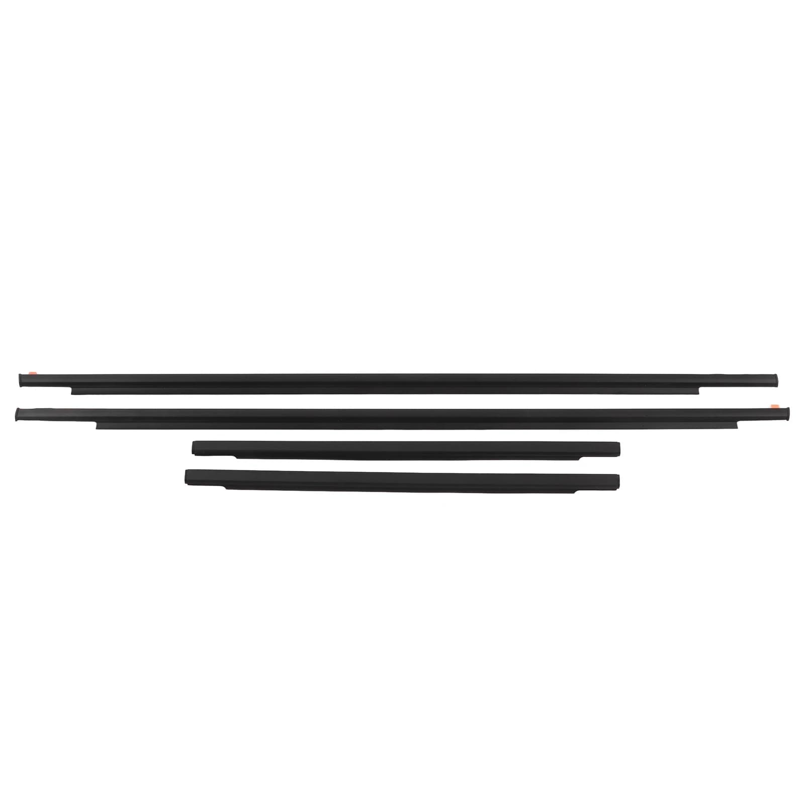 Car Door Window Moulding Trim Outside Front Rear Window Seal Belt Weatherstrip Replacement for Toyota FJ Cruiser 2007-2014