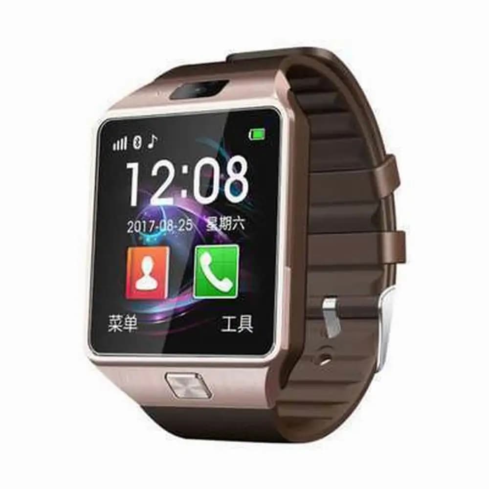 Smart Watch DZ09 Touch Screen digitale Q18 Bracciale Fotocamera Orologio da polso Bluetooth Scheda SIM Smart Watch Supporto per telefoni Android IOS