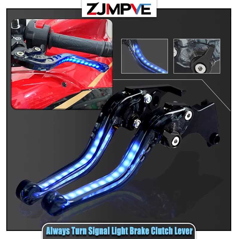 Moto Always-on Indicatore di direzione Leve freno frizione corte per 749 999 1198 1098 S/R 848/EVO S4RS XDiavel DIAVEL