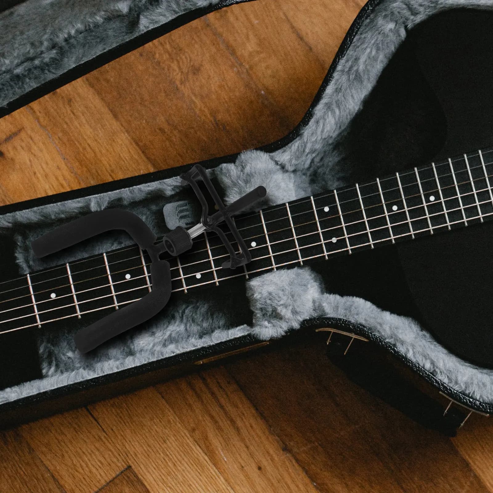 Guitar Wall Mount Hanger for Acoustic Guitar Ukulele Violin Mandolin Banjo Space Saving Sturdy Metal Holder Easy Install