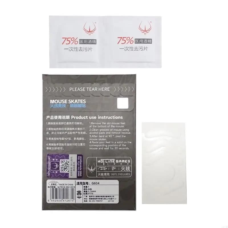 G6DD Games ICE Pad per G604 Gioco Mouse Pattini Mouse Piedi Adesivo Tappetino per mouse