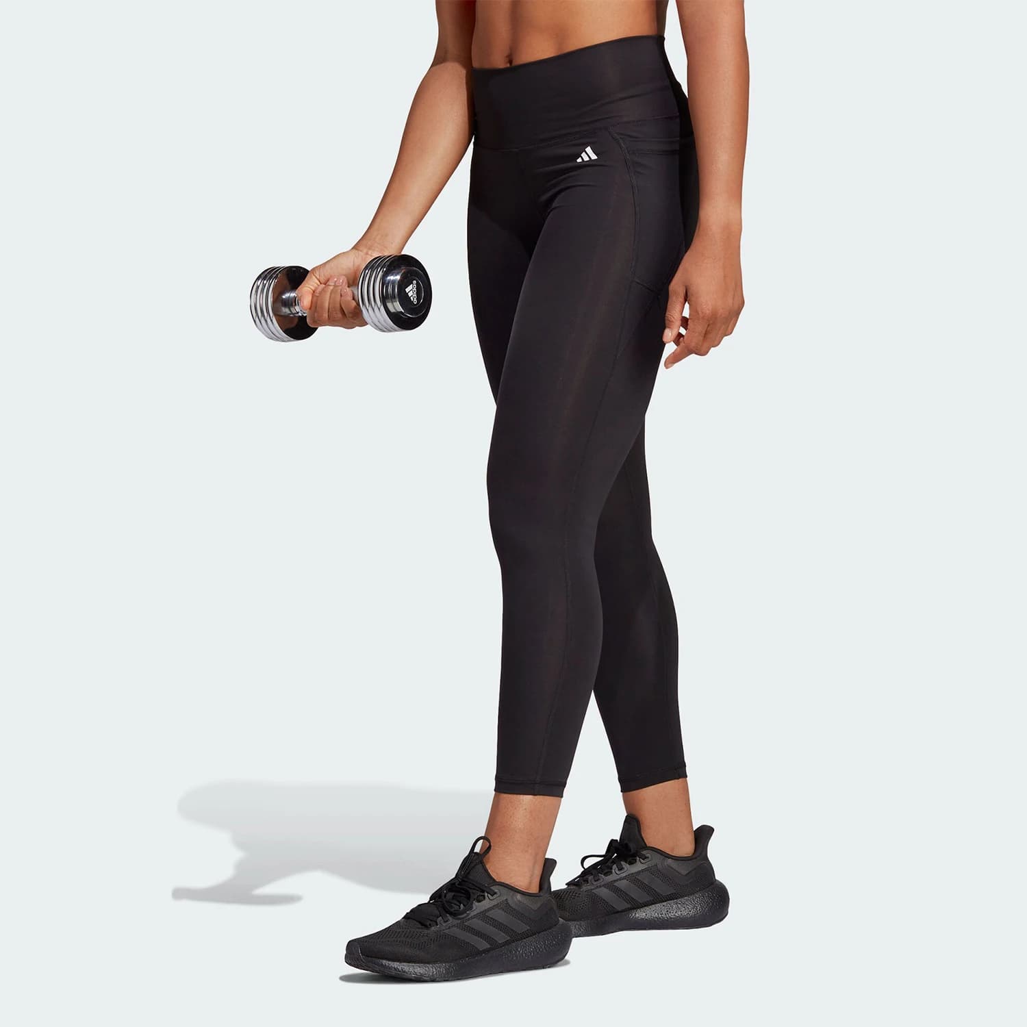 Adidas genuine new women's high waisted breathable sports and fitness leggings HS9931