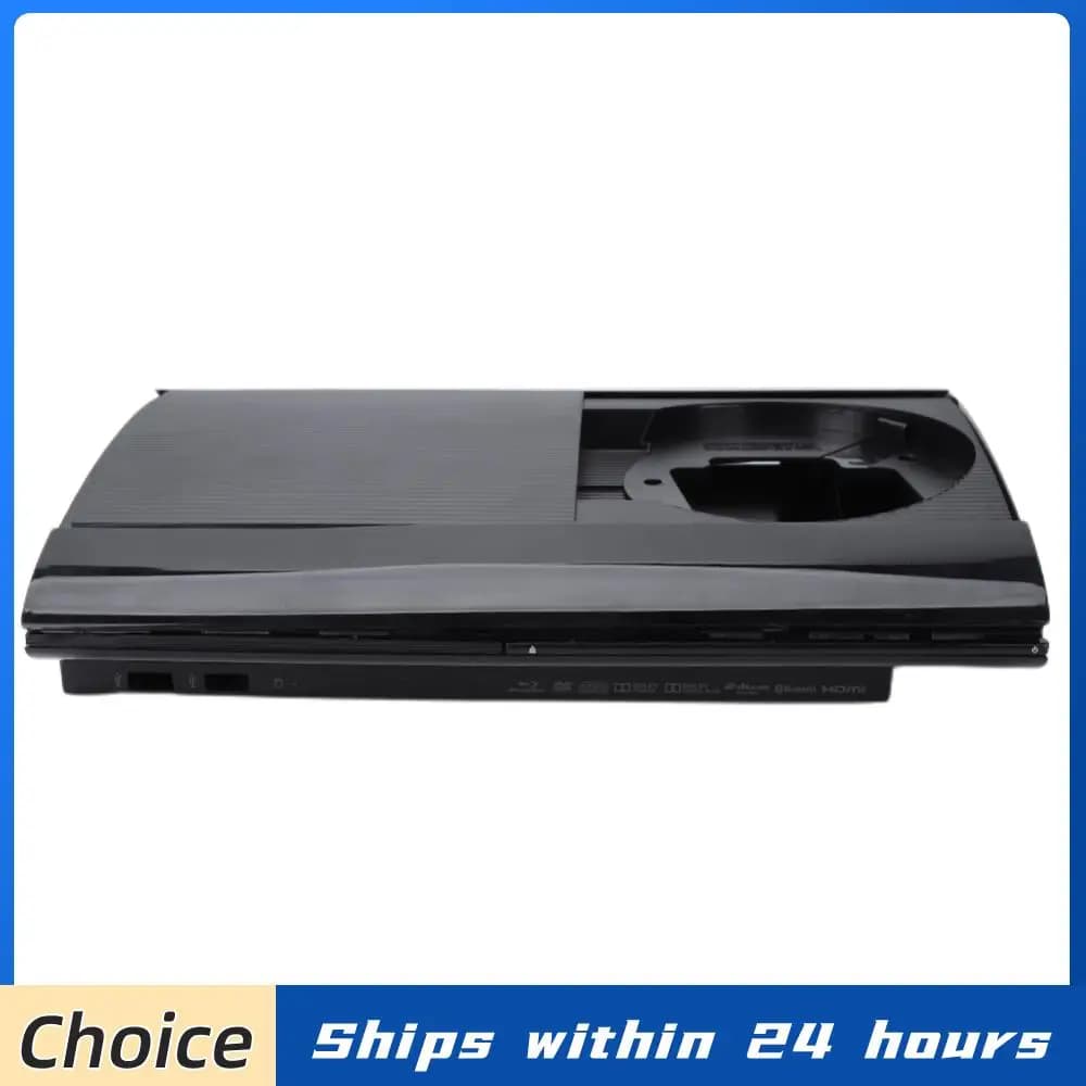 Complete Housing Shell Case for PS3 Super Slim 4K 4000 Full Kit Game Console Case New Console Faceplate Cover Black with Screws