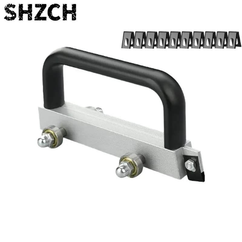 Manual Slotting Knife For Vinyl Floor Groover Construction Tool Two-Way Wheeled Groove Cutter For Plastic Roll Sports Floors