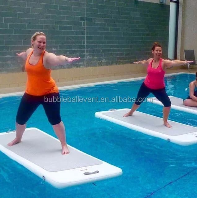 Durable and Cheap Floating Inflatable Yoga Mat for Walking on Water