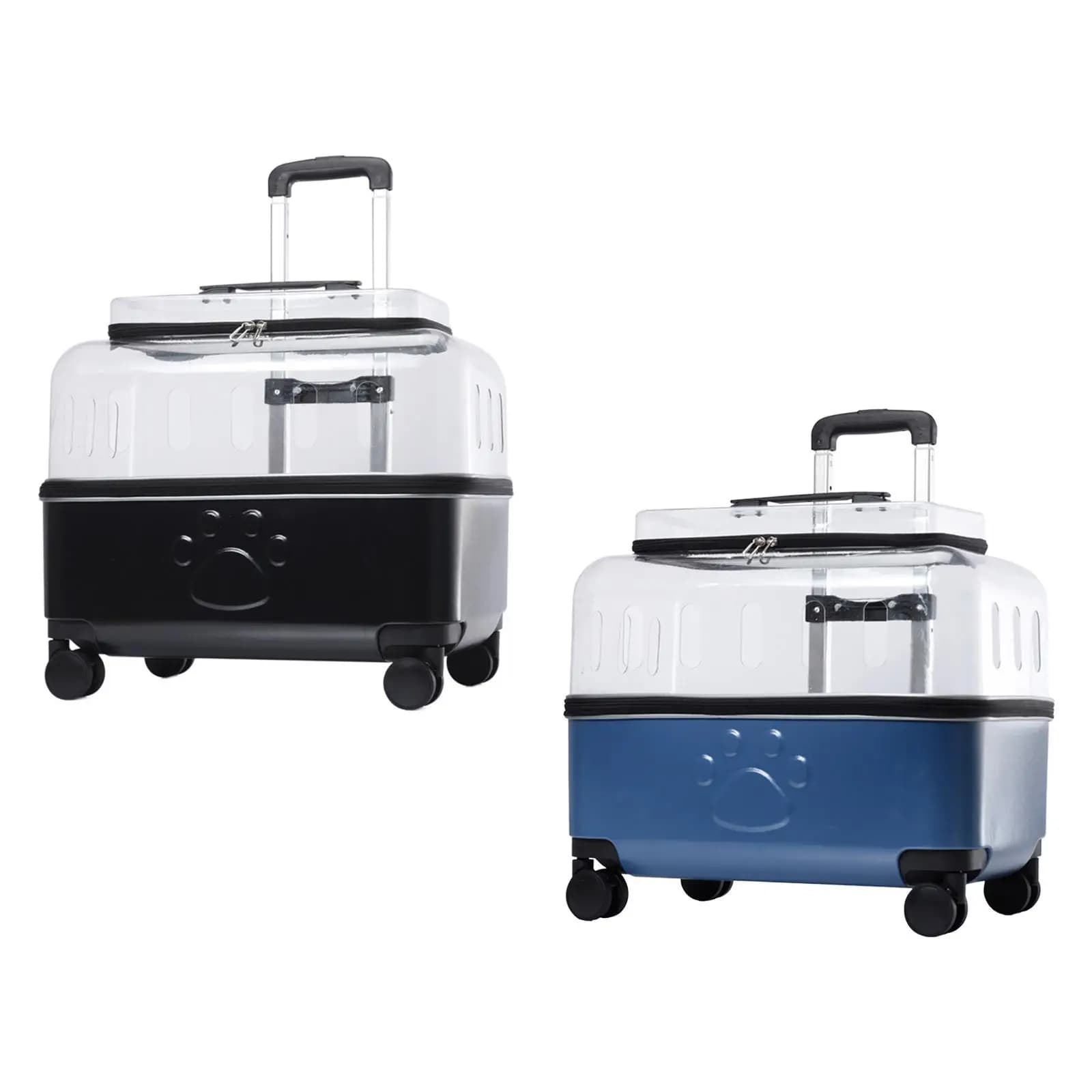 Valigia per trasportini per gatti Carrello per trasportini per gattini ventilato Trasportino da viaggio per animali domestici