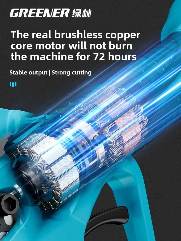 Electric cordless pruning shears strong branch cutting scissors lithium electric scissors special for cutting iron sheet