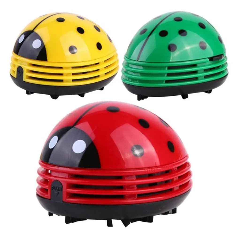 Simpatico coccinella aspirapolvere da tavolo collettore di polveri per tavolo da ufficio domestico mini spazzola per pulizia detergente per tastiera Dropshipping caldo