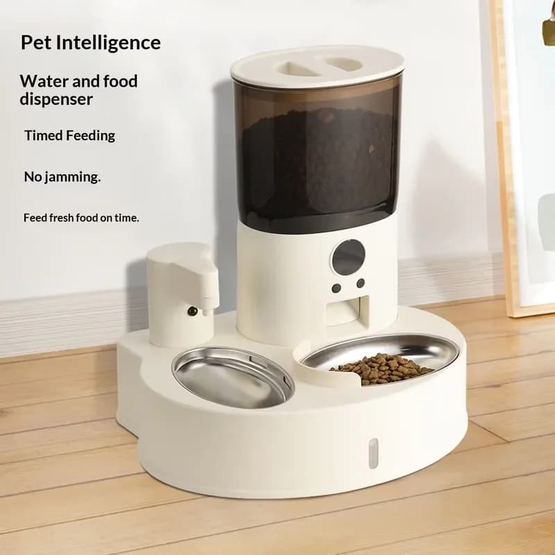 Automatic Cat Feeder and Water Dispenser Dog Food Bowl Pet Supplies Smart Pet Feeder for Cats and Dogs