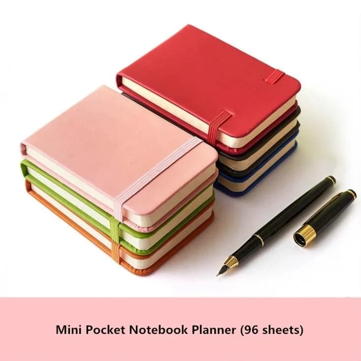 96 fogli A7 Mini Pocket Fruit Color Notebook Riviste Mensile Settimanale Agenda giornaliera Studio Lavoro per fare Taccuini memo Agenda Cancelleria