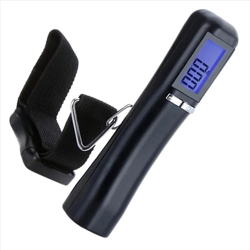 A7THK-Bala per bagagli digitale Borsa da viaggio per valigia ad alta precisione Bilancia sospesa Strumenti LCD elettronici portatili portatili