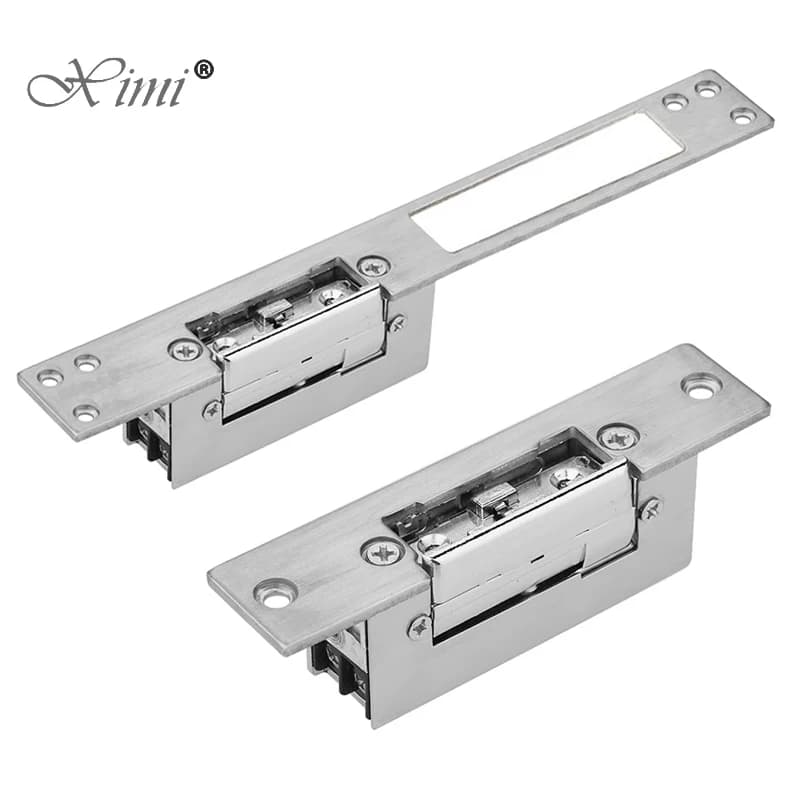 DC12V Serratura elettrica Standard europeo Resistente 800KG Forza di tenuta Fail Safe Fail Secure Serratura elettrica regolabile
