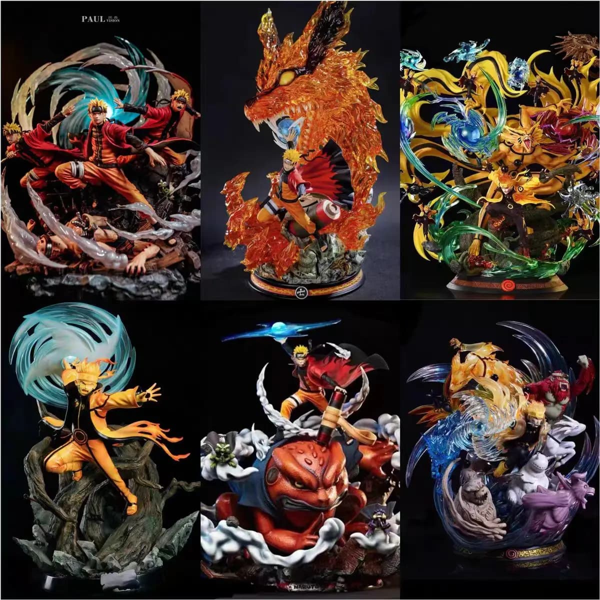 Naruto Anime Collectible Blind Box Figures Premium Ninja PVC Mini Display Model Toy Gift