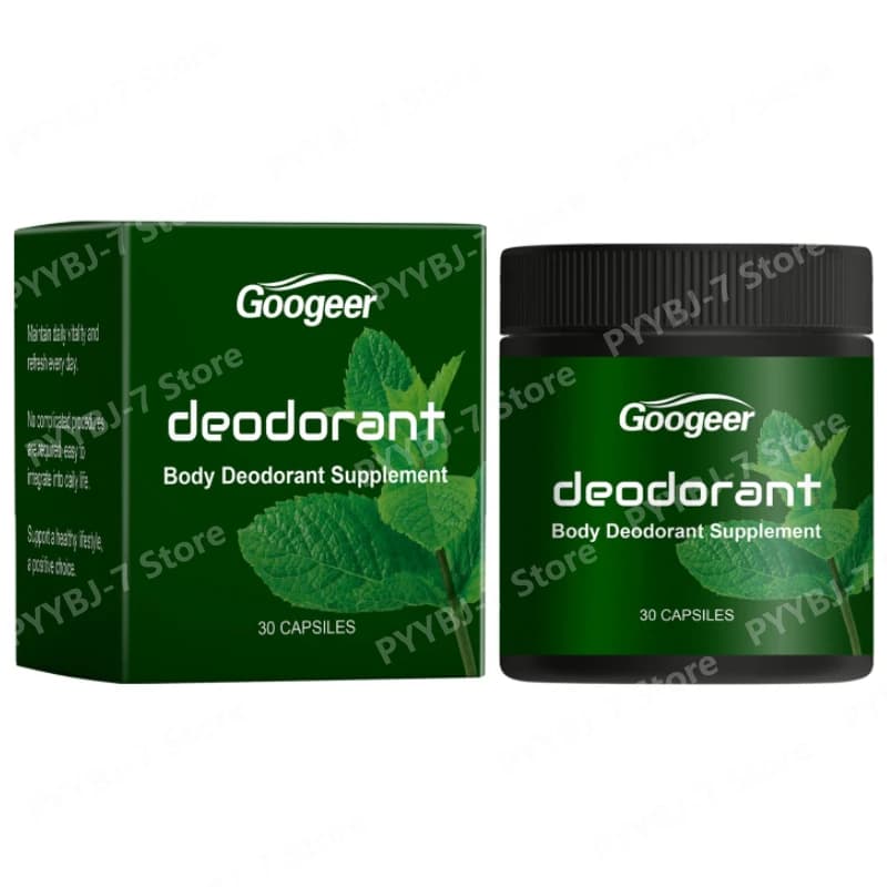 Capsule per il Controllo dell'Odore Corporeo per Uomini e Donne, Supporto per Freschezza Quotidiana, Integratore per la Riduzione degli Odori, 30 Capsule