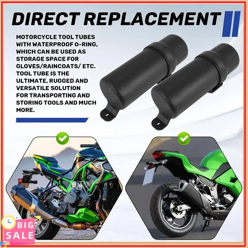 Accessori moto esclusivi Guanti impermeabili per tubi per attrezzi Scatola portaoggetti impermeabile universale per Honda Yamaha Kawasaki