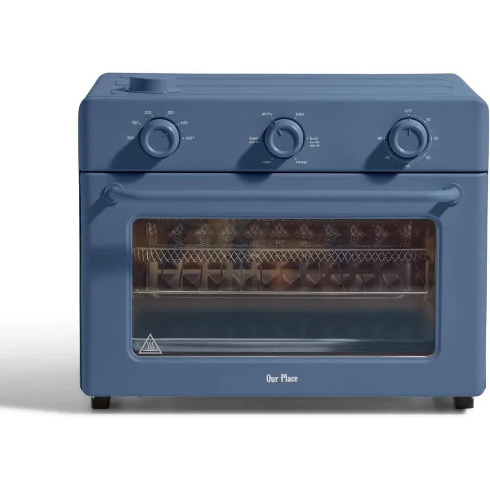 Friggitrice ad Aria e Tostapane 6-in-1 per Famiglie, 32QT, 1700W, con Funzione Vapore, Forno da Banco Senza Tossine - Bestseller