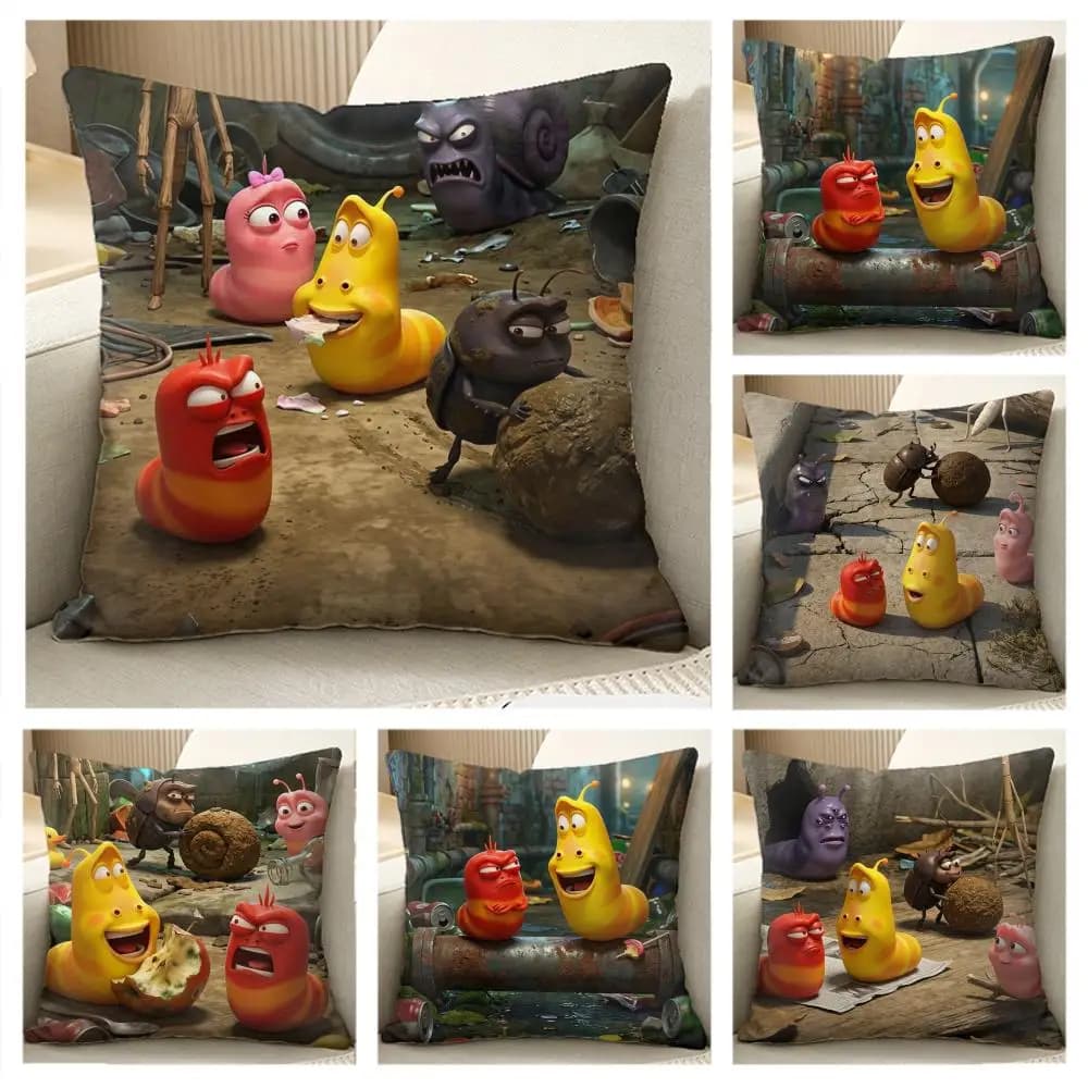 L-Larva Cushion Cover: comode fodere per cuscini, federe, cuscini per divano, decorazioni per la casa calde e uniche, federe.