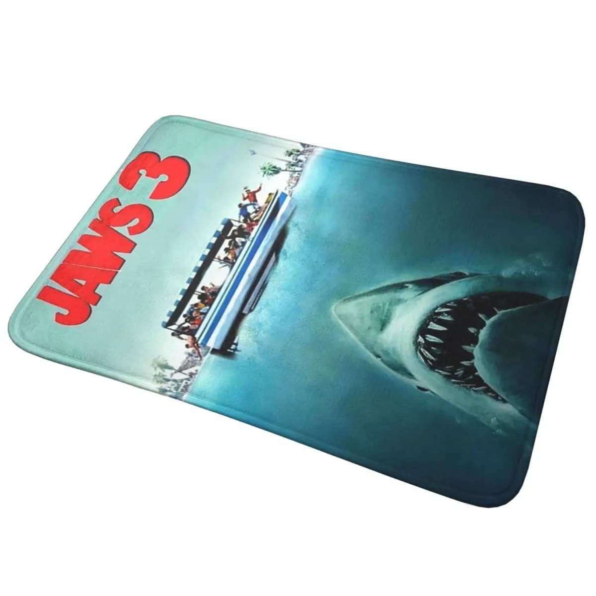 Jaws Horror Movie Zerbino Anti-slip Rug Durable Mat Kitchen Entrance Mat House Bathroom Mats