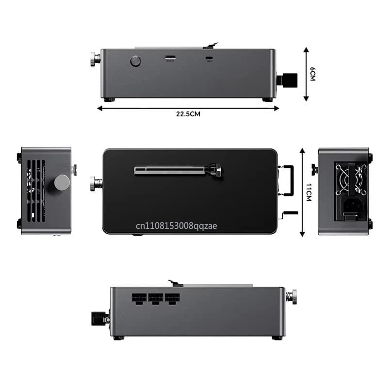 Docking Station AG02 con Interfaccia OCulinkUSB4, Alimentazione Inversa 100W, Alimentatore Integrato da 800W