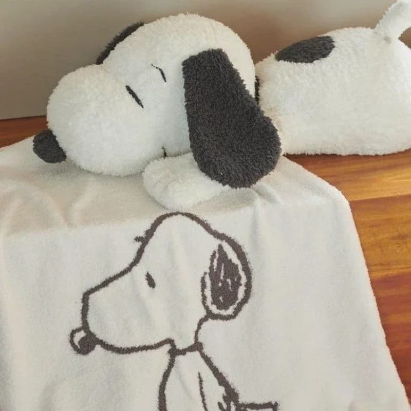 Peluche Extra Large di Snoopy il Cane, Cuscino Decorativo per Divano, Simpatico Cane Bianco Snoopy, Giocattolo in Peluche Confortevole, Regalo
