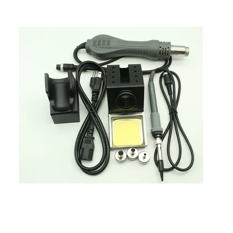 Stazione di Dissaldatura 2-in-1 con Pistola Termica e Display Digitale 8878D, Strumento Compatto per Riparazione Telefoni