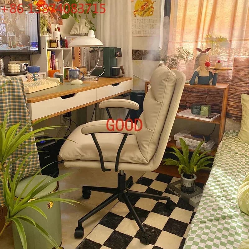 Wheels High Back Office Chair Back Cushion Gaming Designer Office Chair Swivel Lumbar Support Sillas De Oficina Office Furniture