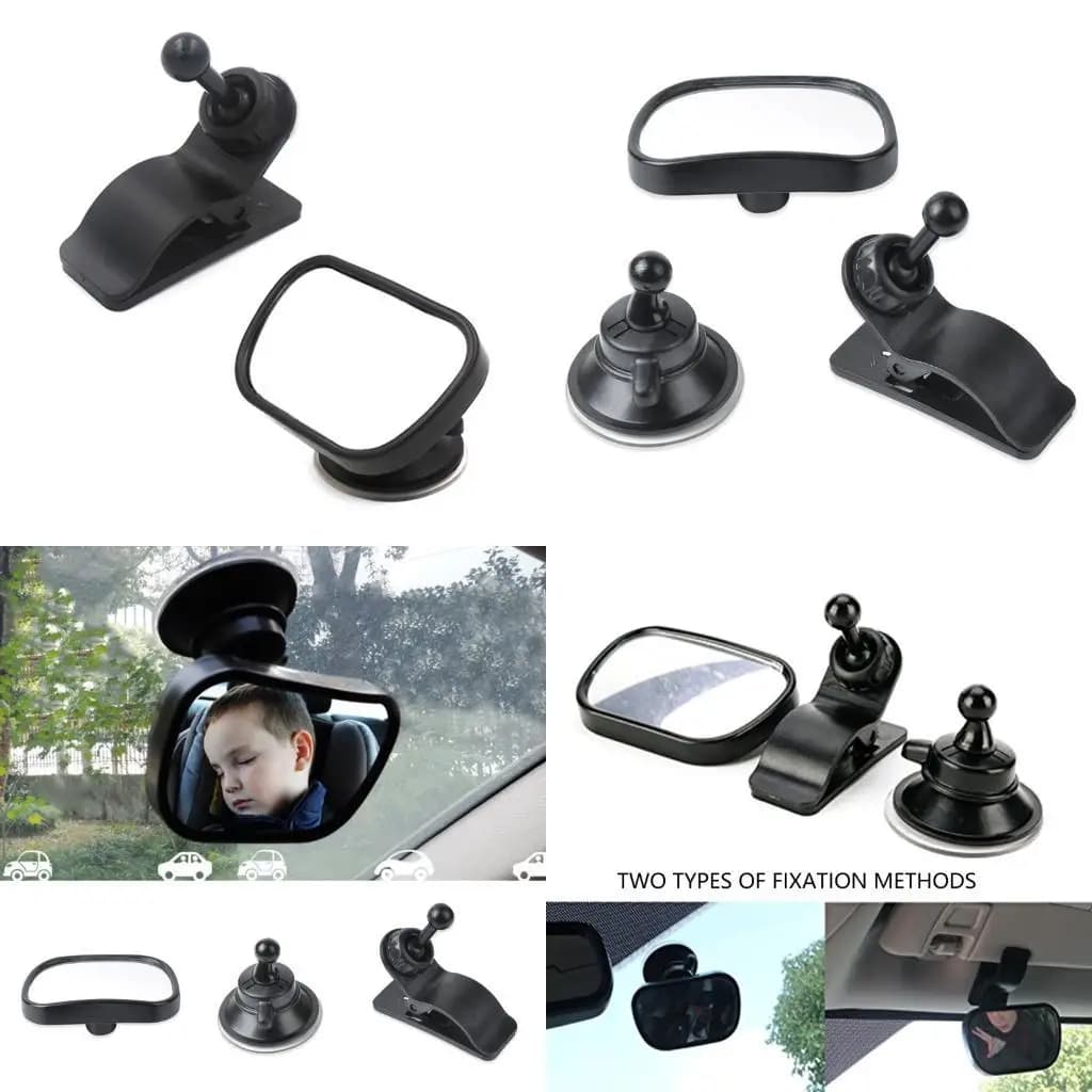 Specchietto retrovisore per bambini, specchietto retrovisore, in plastica ABS, infrangibile, grandangolari