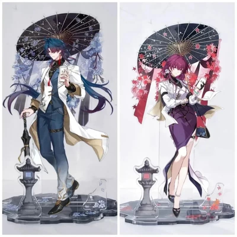 Game Honkai Star Rail Cosplay Kafka Blade Acrylic Figure Standing Sign Tabletop Ornament Role Play Props Accessories Unisex