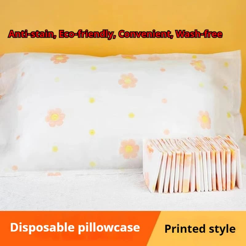 Confezione da 40 federe usa e getta con stampa floreale, ingrandite e ispessite, da viaggio, antisporco, traspiranti, speciali per saloni di bellezza, forniture per hotel, federe non tessute