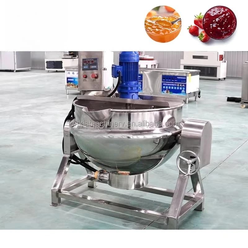 100L 200L 300L 500L Industrial vapour/gas/electric kettle Pentola Vacuum cooking mixer