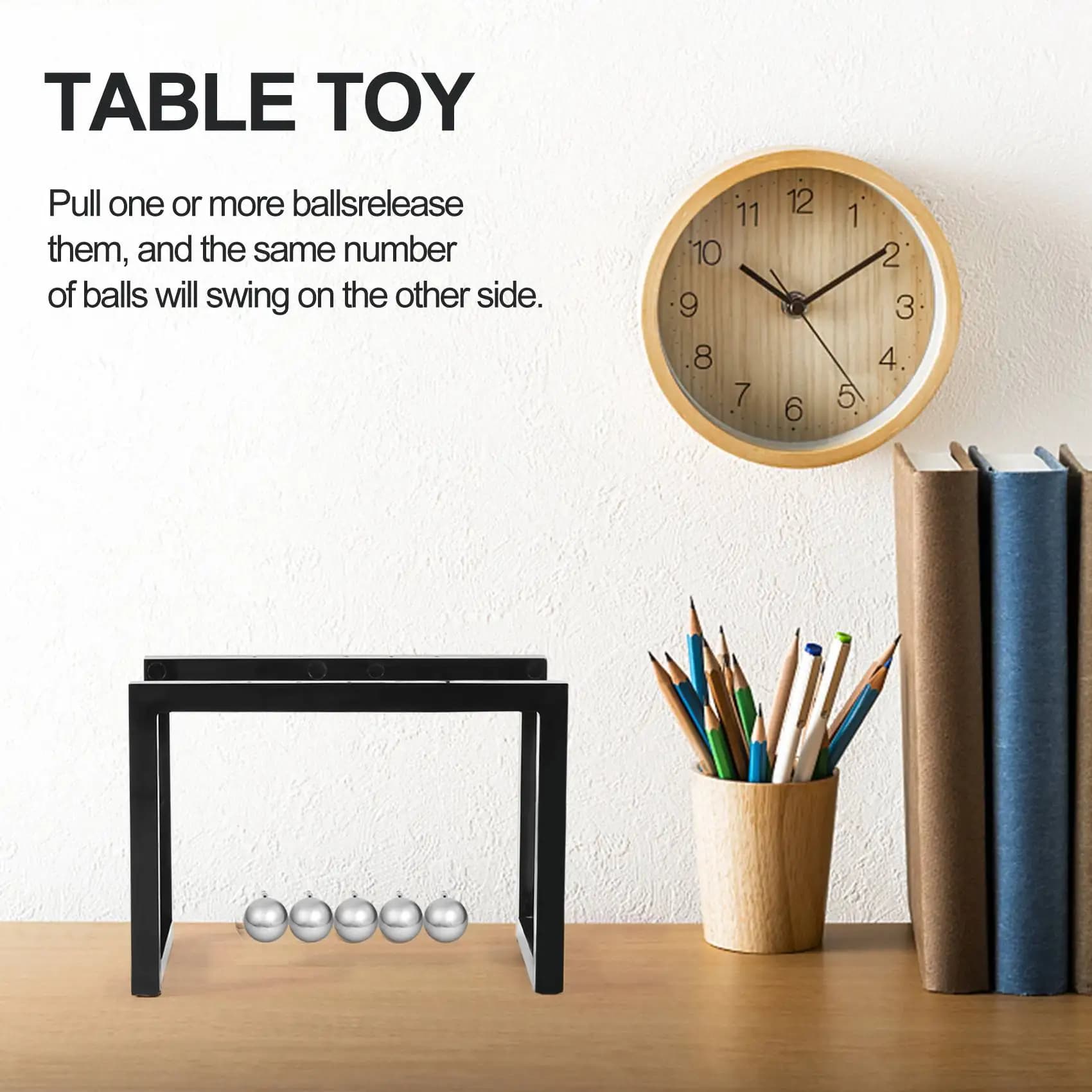 A24F-Culla a Sfere di Newton, Pendolo di Newton, Ornamenti, Decorazioni per la Casa, Decorazioni da Scrivania, Regalo