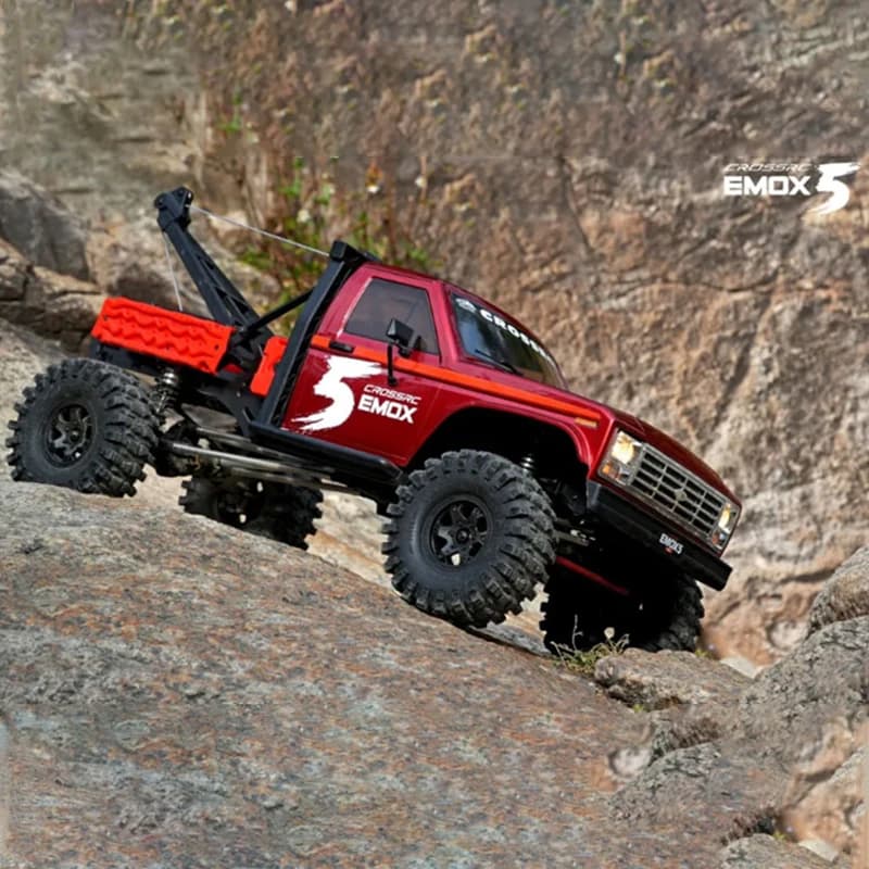 Nuovo Crossrc Emo X5 Foc Brushless 1/8 Auto Telecomandata RC, Modello Fuoristrada Crawler 4WD, Veicolo di Soccorso Stradale, Regalo Giocattolo per Bambini