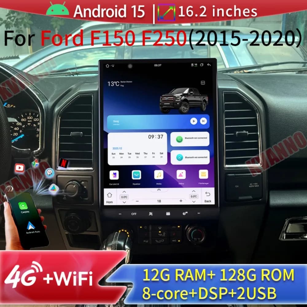 Nuovi Prodotti 2026 Autoradio Android 15 per Ford F150 F250 2015-2020 A7870 CPU Lettore Multimediale Wireless Carplay Navigazione GPS