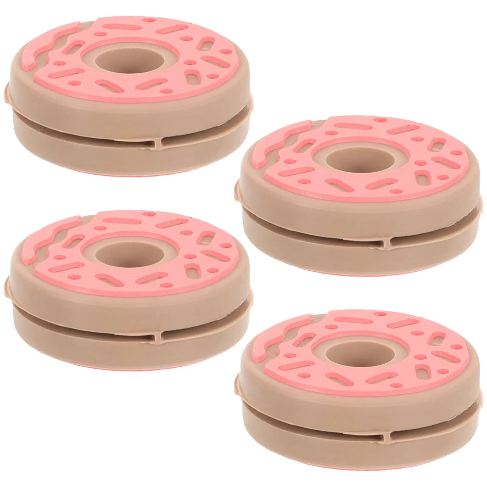 4 Pezzi Ammortizzatori Professionali per Racchette da Tennis in Silicone per una Migliore Precisione e Riduzione della Fatica delle Mani